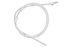 Bonnet cable 1S0 823 531A