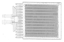 Evaporator, air conditioning 7E0 820 105A_0