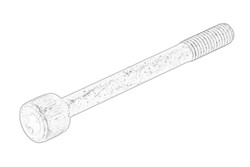 Screw, injection valve holder 90019-RBD-E01_0