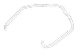 Cooling system rubber hose OE BMW 17 51 7 787 821
