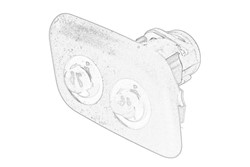 Headlamp washer nozzle OE BMW 61 67 8 360 662