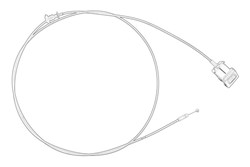 Engine bonnet opening cable BHN9-56-720B