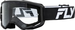 Motorcycle goggles FLY RACING YOUTH FOCUS colour black/white