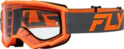 Motorcycle goggles FLY RACING FOCUS colour grey/orange