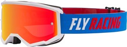 Moto naočale FLY RACING ZONE boja bijela/crvena/plava