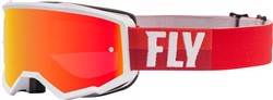 Moto naočale FLY RACING ZONE boja bijela/crvena