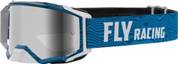 Moto naočale FLY RACING ZONE PRO boja bijela/plava