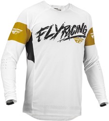 Koszulka off road FLY RACING EVOLUTION DST L.E. BRAZEN kolor biały/czarny/złoty_0