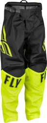 Spodnie off road FLY RACING YOUTH F-16 kolor czarny/fluorescencyjny/żółty