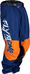 Trousers off road FLY RACING YOUTH KINETIC KHAOS colour navy blue/orange/white