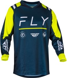 T-shirt off road FLY RACING F-16 colour fluo/navy blue/white