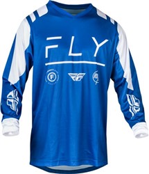 Koszulka off road FLY RACING F-16 kolor biały/niebieski_0