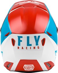 Kask off-road FLY RACING KINETIC STRAIGHT EDGE ECE kolor biały/czerwony/niebieski_1