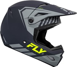 Helmet off-road FLY RACING YOUTH KINETIC MENACE colour fluo/grey/matt_3