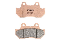 Brake pads MCB512SV TRW sinter, intended use route fits HONDA; KAWASAKI
