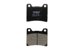 Brake pads MCB530 TRW organic, intended use offroad/route/scooters fits NORTON; YAMAHA