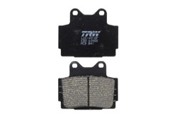 Brake pads MCB541 TRW organic, intended use offroad/route/scooters fits YAMAHA