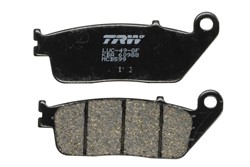 Brake pads MCB599 TRW organic, intended use offroad/route/scooters fits BUELL; CAGIVA; DAELIM; HONDA; KYMCO; TRIUMPH