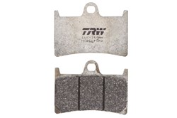 Brake pads MCB611CRQ TRW carbon, intended use racing fits YAMAHA