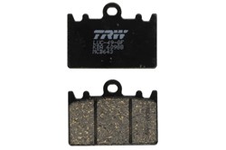 Brake pads MCB643 TRW organic, intended use offroad/route/scooters fits KAWASAKI_0