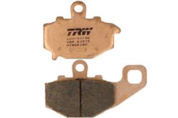 Brake pads MCB662SH TRW sinter, intended use racing/route fits KAWASAKI
