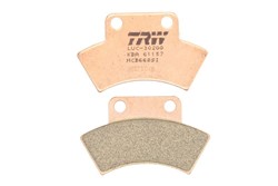 Brake pads MCB668SI TRW sinter, intended use offroad fits CF MOTO; POLARIS