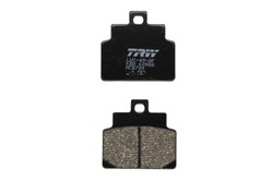 Brake pads MCB709 TRW organic, intended use offroad/route/scooters fits APRILIA
