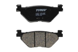 Brake pads MCB722 TRW organic, intended use offroad/route/scooters fits YAMAHA