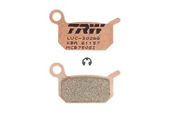 Brake pads MCB750SI TRW sinter, intended use offroad fits HUSQVARNA; KTM