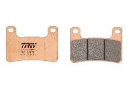 Brake pads MCB752SV TRW sinter, intended use route fits HARLEY DAVIDSON; HYOSUNG; KAWASAKI; SUZUKI