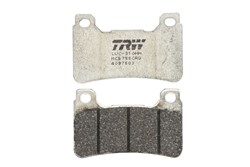 Brake pads MCB755CRQ TRW carbon, intended use racing fits HONDA_0