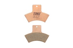 Brake pads MCB762SI TRW sinter, intended use offroad fits POLARIS