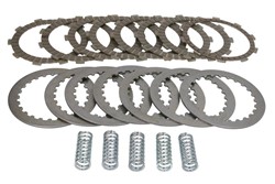 Complete clutch set (discs, separators, springs) fits HONDA 600F (Hornet), 600FA (Hornet ABS), 600N, 600NA (ABS), 600S, 600SA (ABS)_0