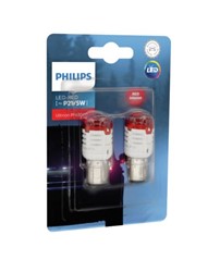 Light bulb (2pcs) W21/5 red 12V 1,75/0,8W, no road approval, W3X16Q, no certification of approval Ultinon Pro3000 SI, red_0