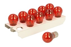 Žarulja PR21W pomoćna (kutija, 10 kom., 12V, crvena, 21W, tip gedore BAW15s