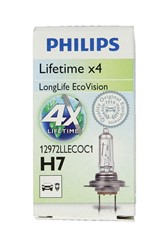 Žarulja H7 halogen LongLife EcoVision (kutija, 1 kom., 12V, 55W, tip gedore PX26D