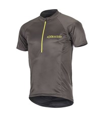 Koszulka rowerowa ALPINESTARS ELITE kolor szary/żółty_0