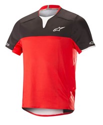 Koszulka rowerowa ALPINESTARS DROP PRO kolor czarny/czerwony_0