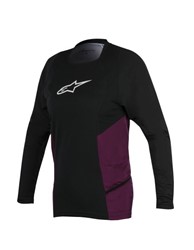T-krekls Velosipēda ALPINESTARS STELLE DROP 2 krāsa melns/violeta