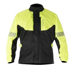 Rain jacket ALPINESTARS HURRICANE colour black/fluorescent/yellow