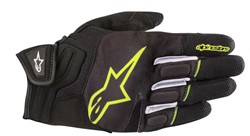 Gloves touring ALPINESTARS ATOM colour black/fluorescent/yellow