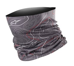 Warming scarf ALPINESTARS CONTOURS, colour black/grey/red