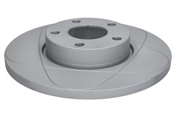 Brake disc ATE PowerDisc (1 pcs) front L/R fits AUDI 100 C4, A4 B5, A6 C4