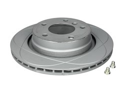 Brake disc ATE PowerDisc (1 pcs) rear L/R fits BMW 3 (E46)