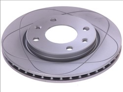 Brake disc ATE PowerDisc (1 pcs) front L/R fits CITROEN AX, SAXO, XSARA, ZX; PEUGEOT 106 I, 106 II, 205 I, 205 II, 206, 206+, 306, 309 I, 309 II