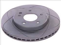 Brake disc ATE PowerDisc (1 pcs) front L/R fits MERCEDES C T-MODEL (S202), C (W202)