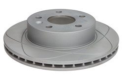Brake disc ATE PowerDisc (1 pcs) front L/R fits MERCEDES V (638/2), VITO (W638)