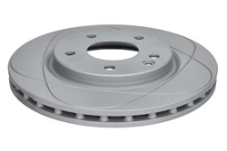 Brake disc ATE PowerDisc (1 pcs) front L/R fits MERCEDES VANEO (414)