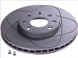 Brake disc ATE PowerDisc (1 pcs) front L/R fits OPEL ASTRA G, ASTRA G CLASSIC, ASTRA G/KOMBI, ZAFIRA A