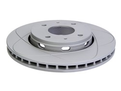 Brake disc ATE PowerDisc (1 pcs) front L/R fits VOLVO S40 I, V40; MITSUBISHI CARISMA